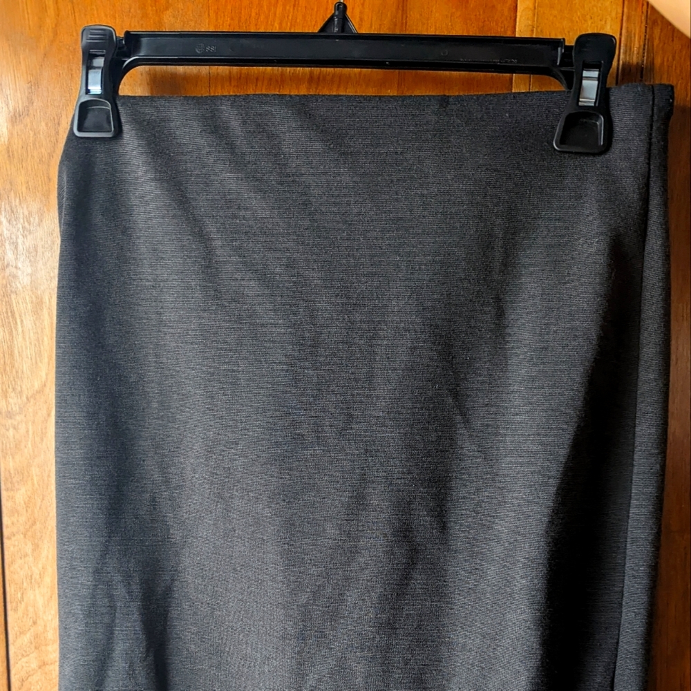 Small Gray Philosophy Pencil Skirt Long